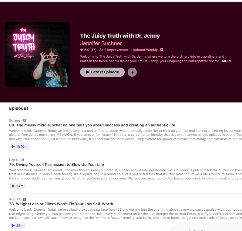 Booked Out with Bre podcast channel sample